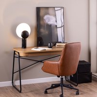 Blueton Office Desk - Black and Oak