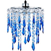 Ceiling Chandelier Acrylic Light Shade - Blue