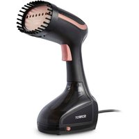 Rose Gold 1000W Garment Steamer - Black
