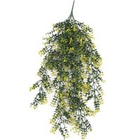 Artificial Hanging Plants Fire Resistant UV Resistant - 76cm Variegated Plant / 10cm / 76cm