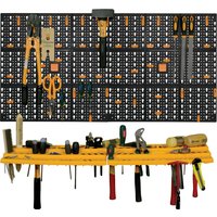 2 Packs Pegboard Panels - Black