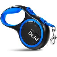 5m Retractable Dog Leash - Black Blue