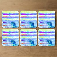 Dover Entrance Coaster - Blue