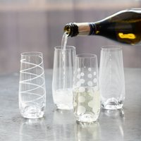 Mikasa Champagne Flutes 4 x 230ml - Neutral
