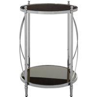 Hoffmann Round Side Table - Silver