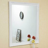 MirrorOutlet Thornton White Wall Mirror - White