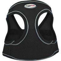 HugglePets Step In Air Mesh Dog Harness - Purple, Large - Black / Large