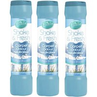 Shake And Fresh Carpet Freshener Fresh Linen - White / 3 x Fresh Linen