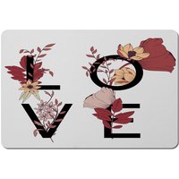 Love Typography Placemat - Red