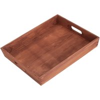 Wooden Serving Tray - Brown