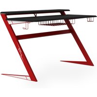 Equinox, Equinox Alula Gaming Desk - Black/Red Equinox, Equinox Alula Gaming Desk - Black/Red