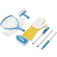 AREBOS, 5 piece Spa Pool Cleaning Kit Complete Set - Blue AREBOS, 5 piece Spa Pool Cleaning Kit Complete Set - Blue