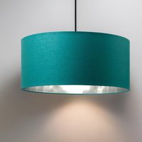 CGC MILANO Large Oversized Velvet Fabric Lamp Shade - Teal