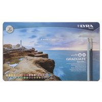 Lyra Graduate Aquarell Pencils 36 Piece Metal Tin Set - Multi Colour