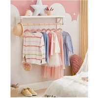 SONGMICS Velvet Baby Hangers with 360 Swivel Hooks - Pink / 2.4kg