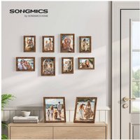 SONGMICS Pack of 10 Photo Frame - Bronze
