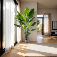 Artificial Bird Of Paradise Tree Tropic, Lifelike - Green / 180cm