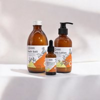 Goddess's Glow Ritual Bundle Vitamin C Skincare Bath Set - Brown