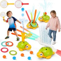 Multi-Functional Turtle Water Sprinkler Kids Garden Summer Toy - GREEN