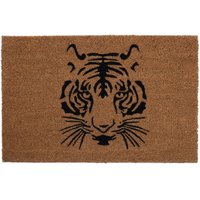 Filta Tiger Face Doormat - Brown