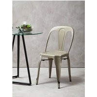 Grange Champagne Finish Metal Chair - Gold