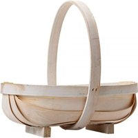 Love Embrace Trug White Brown Plastic - Brown