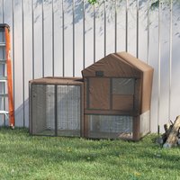 Pet Hutch Cover Water-Resistant Pets Cage Protector - Brown