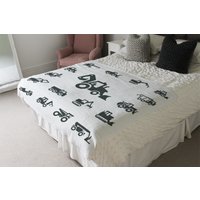 Construction Equipment Blanket - White