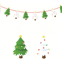 , Christmas Hanging Banner Decoration - Christmas Trees , Christmas Hanging Banner Decoration - Christmas Trees