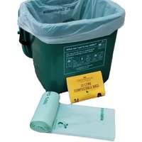 10L Compostable Food Waste Caddy Bags - Green