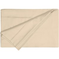 200 Thread Count Egyptian Cotton Flat Sheet - BM116 - Papyrus / Double