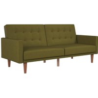 Queer Eye, Wimberly Linen Futon Green Queer Eye, Wimberly Linen Futon Green