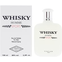 Evaflor Whisky Homme Sport Eau De Toilette 100ml Spray For Him - White
