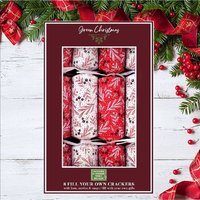 RSW, 8 Fill Your Own Eco Berry Crackers - White & red RSW, 8 Fill Your Own Eco Berry Crackers - White & red