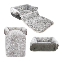 AllPetSolutions Alfie Multiway Sofa Dog Bed - GREY