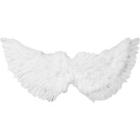 Fluffy Angel Wings 77 x 37 cm - White