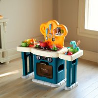 Kitchen Playset with Sounds and Lights - Blue