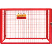 Mesh Gas Bottle Cage - Red / Large