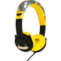 Batman Chibi Style Childrens Headphones with Ears - Yellow
