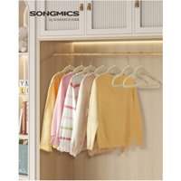 SONGMICS Velvet Baby Hangers with 360 Swivel Hooks - Brown / 2.4kg