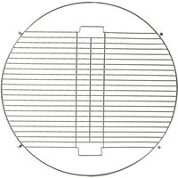 Fire Pit BBQ Grill - 72.5cm - Grey