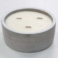 Large Round Patchouli Dark Amber - Grey