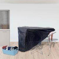 Extra Large Winged Heated Airer - Silver / Heater Airer + Cover