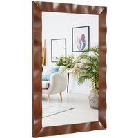 Rectangle Vanity Mirror Farmhouse Wall Mirror - Brown