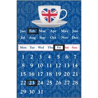 Union Jack Magnetic Calendar
