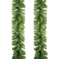 Plain Christmas Garland 2.7M - Green / 2