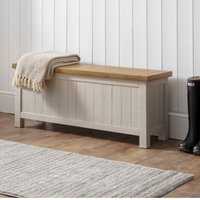 Aspen Bench With Storage - Grey