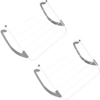 Pack Of Over Radiator Clothes Airers - Grey