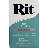 Rit All Purpose Fabric Natural Dye Powder 32g Sachet - Teal