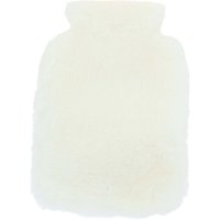 Natural Sheepskin Hot Water Bottle Cover - 2L - Ivory